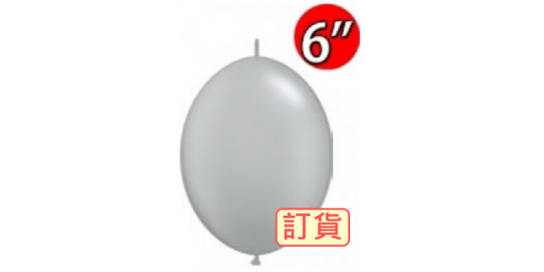 QuickLink 6" 尾巴球 Gray (50ct) , QL06LF44568 (T0)