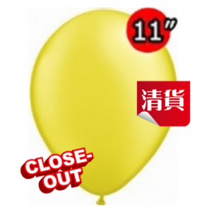 11" Pearl Citrine Yellow , QL11RP43771 (3)/Q10