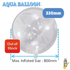 Aqua Balloon Round 330mm (Non-Pkgd.) (Out of Stock), TK-AQ-R320014