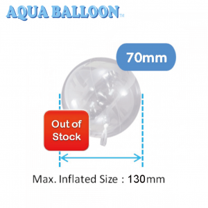 Aqua Balloon Round 70mm / Air (Non-Pkgd. / 10ct), (Out of Stock) TK-AQ-R320013