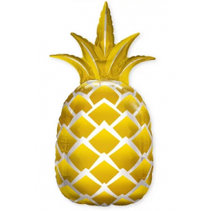 44" Foil Golden Pineapple (non-pkgd.), QF44SI57359 (0)