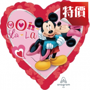 Anagram Foil - 17" Mickey & Minnie Heart (Heart Shape) , A-S60-25617