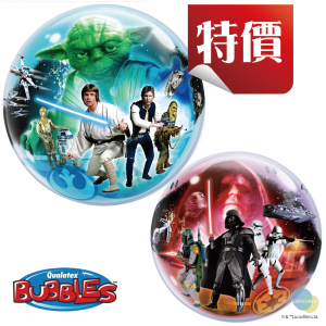 Bubble 22" Star Wars (Pkgd.), QBB-10474 (2) 