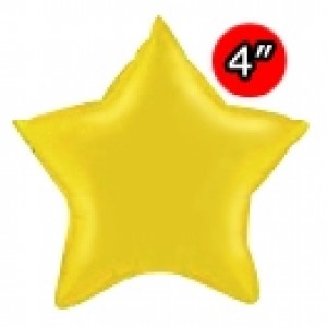 Foil Star 4" Metallic Gold / Air Fill (Non-Pkgd.), QF04SP35983 (0) <10 Pcs/包>