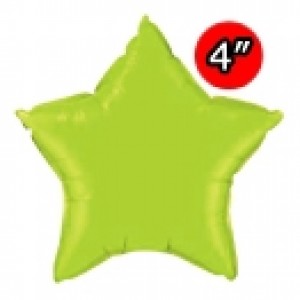 Foil Star 4" Lime Green / Air Fill (Non-Pkgd.), QF04SP63775 (0) <10 Pcs/包>