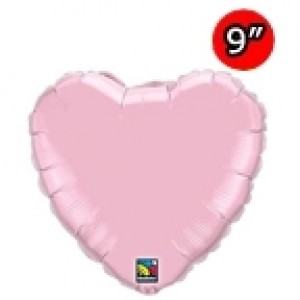 Foil Heart 9" Pearl Pink / Air Fill (Non-Pkgd.), QF09HP54593 (0) <10 Pcs/包>
