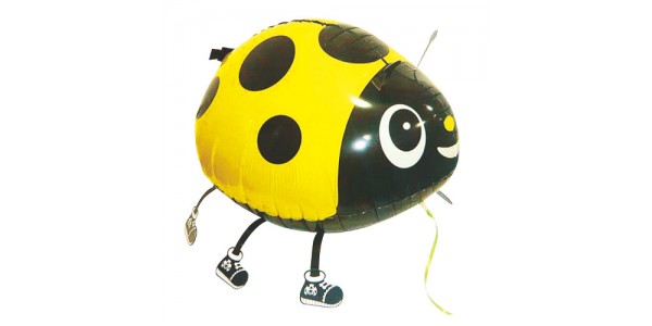 SAG Walking Balloon - LadyBug/Yellow 黃色小甲蟲 (non-pkgd.), SAG-W8831