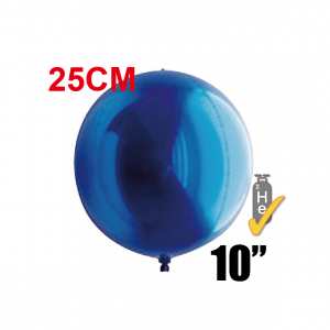 SAG - Blue 4/B Balloon 10" (25cm) / Helium (non-pkgd.), SAG-F2307