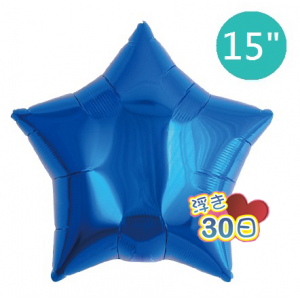 Ibrex Star 15" 星形 Metallic Blue (Non-Pkgd.), TKF15SP313204