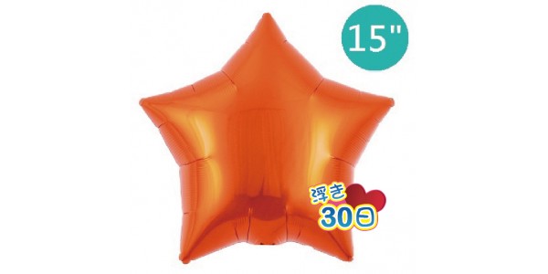 Ibrex Star 15" 星形 Metallic Orange (Non-Pkgd.), TKF15SP211314