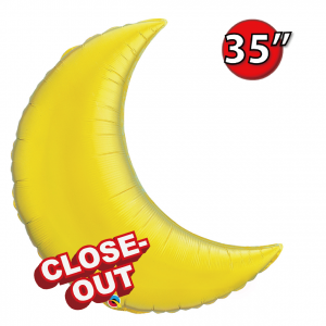 Crescent Moon 35" Citrine Yellow (non-pkgd.), QF35SP35719 (D)