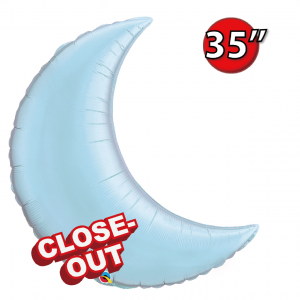 Crescent Moon 35" Pearl Light Blue (non-pkgd.), QF35SP74622 (D) 