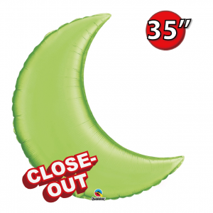 Crescent Moon 35" Lime Green (non-pkgd.), QF35SP75159 (D) 