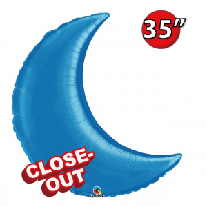 Crescent Moon 35" Sapphire Blue (non-pkgd.), QF35SP82749 (D) 