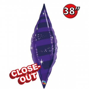 Taper Swirl 38" Quartz Purple (non-pkgd.), QF38SP23368 (D)
