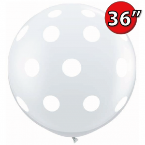 36" (3') Big Polka Dots (BD) - Diamond Clear (2ct) , QL36RI33376 (0)