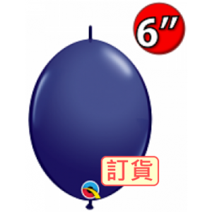 QuickLink 6" 尾巴球 Navy (50ct) , QL06LF57145 (T0)