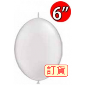QuickLink 6" 尾巴球 Pearl White (50ct) , QL06LP90268 (0)
