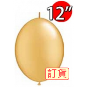 QuickLink 12" 尾巴球 Gold (50ct) , QL12LP65245 (0)