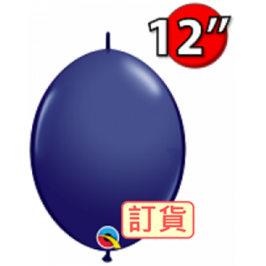 QuickLink 12" 尾巴球 Navy (50ct) , QL12LF57146 (0)