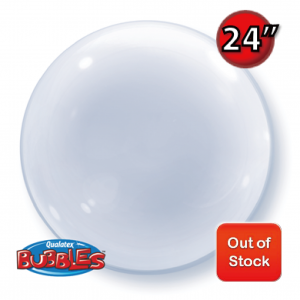 Deco Bubble 24"- Clear (Pkgd.) Out of Stock, QBDECO-68825