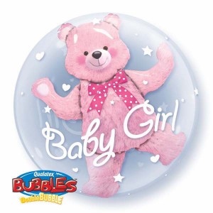 Double Bubble 24" Baby Pink Bear (Pkgd.), QBD-29488 (0) <10 個/包>