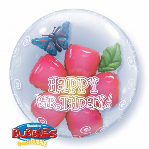 Double Bubble 24" Birthday Flower (Pkgd.), QBD-68805 (0) <10 個/包>