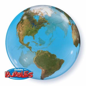 Bubble 22" Planet Earth (Pkgd.), QBB-16871 (0) <10 個/包>