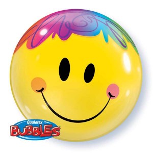 Bubble 22" Bright Smile Face (Pkgd.), QBB-35173 (0) <10 個/包>