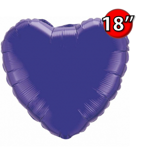 Foil Heart 18"Quartz Purple (Non-Pkgd.), QF18HP12899 (0) <10 Pcs/包>