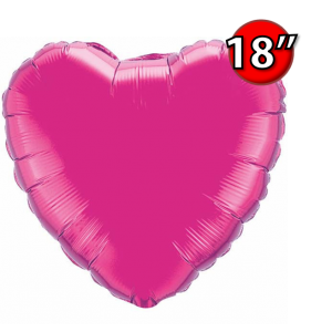 Foil Heart 18" Magenta (Non-Pkgd.), QF18HP99335 (0) <10 Pcs/包>