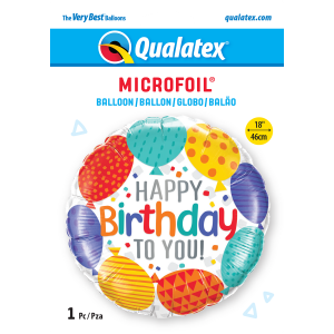 18" Foil Birthday To You Balloons (pkgd.), QF18RI49141 (2) 