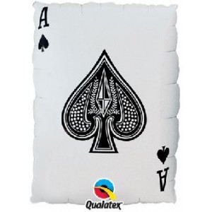 30" Foil Queen of Hearts/Ace Of Spades (non-pkgd.), QF30SI30949 (0) <10 個/包>