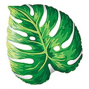 21" Foil Tropical Philodendron (NP), QF21SI87958 (0)