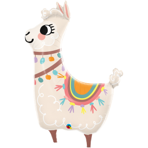 45" Foil Loveable Llama  (non-pkgd.), QF45SI85911 (0) <10 個/包>