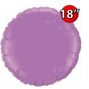 Foil Round 18"  Spring Lilac (Non-Pkgd.), QF18RP12911 (0) <10 Pcs/包>