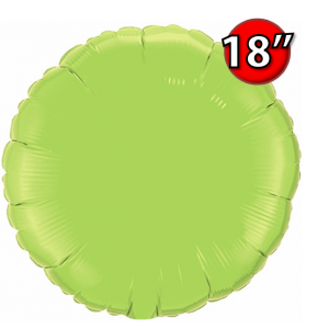 Foil Round 18"  Lime Green (Non-Pkgd.), QF18RP73310 (0) <10 Pcs/包>