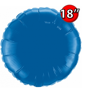 Foil Round 18"  Dark Blue (Non-Pkgd.), QF18RP87141 (0) <10 Pcs/包>