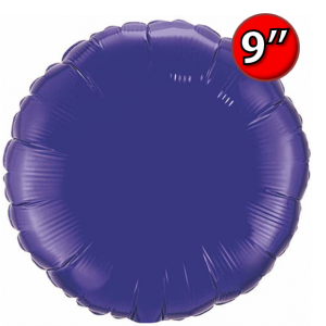 Foil Round 9" Quartz Purple / Air Fill (Non-Pkgd.), QF09RP24128 (0) <10 Pcs/包>