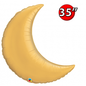 Crescent Moon 35" Metallic Gold (non-pkgd.), QF35SP36530 (0) <10 個/包>