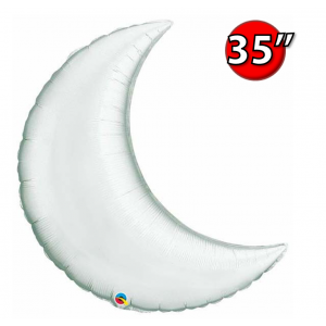 Crescent Moon 35" Silver (non-pkgd.), QF35SP36531 (0) <10 個/包>