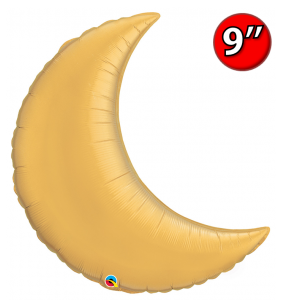 Crescent Moon 9" Gold / Air-Fill (non-pkgd.), QF09SP42122 (0) <10 個/包>