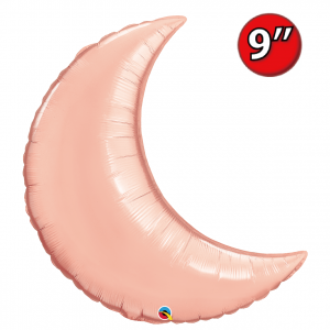 Crescent Moon 9" RoseGold / Air-Fill (non-pkgd.), QF09SP57855 (0) <10 個/包>