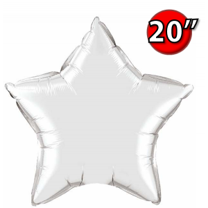 Foil Foil Star 20" Silver (Non-Pkgd.), QF20SP12630 (0) <10 Pcs/包>