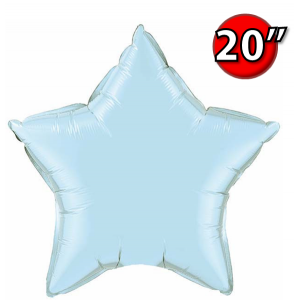 Foil Star 20" Pearl Light Blue (Non-Pkgd.), QF20SP54802 (0) <10 Pcs/包>