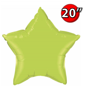 Foil Star 20" Lime Green (Non-Pkgd.), QF20SP76231 (0) <10 Pcs/包>