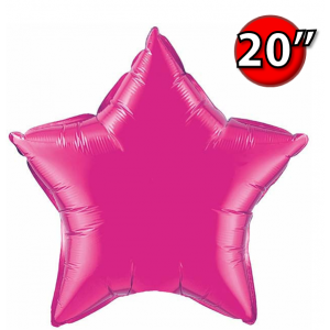Foil Star 20" Magenta (Non-Pkgd.), QF20SP99337 (0) <10 Pcs/包>