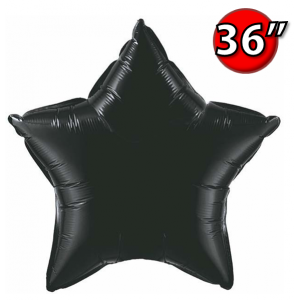 Foil Star 36" Onyx Black (Non-Pkgd.), QF36SP12327 (0) <10 Pcs/包>