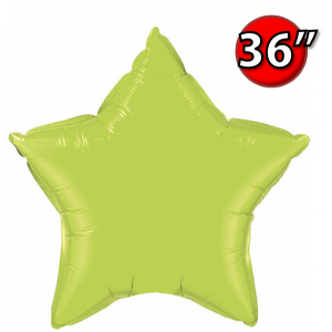 Foil Star 36" Lime Green (Non-Pkgd.), QF36SP16165 (0) <10 Pcs/包>