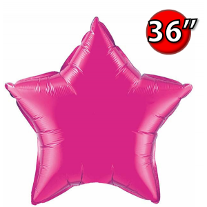 Foil Star 36" Magenta (Non-Pkgd.), QF36SP82618 (0) <10 Pcs/包>